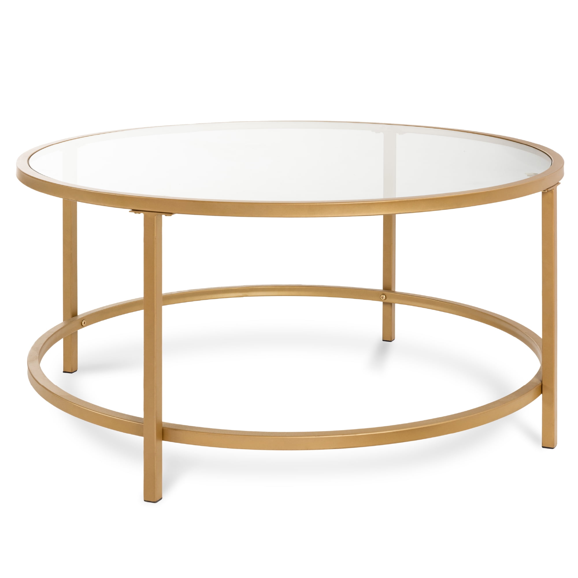 Round Tempered Glass Coffee Table, Round Side Table Top