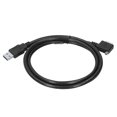 thumbnail image 4 of Cable de datos de 90 grados USB3.0-A a Micro USB-B con codo y tornillos para cámara industrial, color negro, 4 of 10