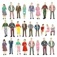 thumbnail image 2 of 50Pcs 1/50 Scale People Figures Painted for Train Layout Miniature Scenes Baoblaze Figuras en miniatura, 2 of 7
