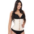 thumbnail image 2 of Clip and Zip Latex Waist Cincher Trainer Corset Nude Fajas Colombianas Reductoras 207N2 by Fiorella Shapewear, 2 of 4