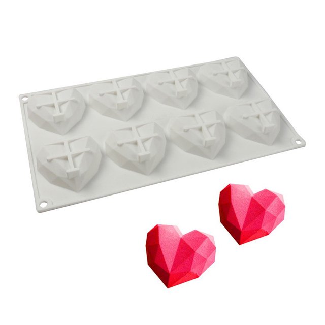Molde De Silicon Corazones