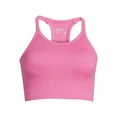 thumbnail image 3 of Jockey Essentials Women's Medium Impact Seamless Rib Long Line Cami Bra, 3 of 3