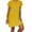 1# Yellow womens summer dresses clearance sale, variant on Dyegold Sundresses for Women Casual Beach - Cotton Linen Dresses for Women V Neck Short Sleeve Dandelion Print Midi Sundresses ​Casual Graduation T Shirt ​​Dresses
