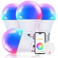 thumbnail image 1 of Bombillas inteligentes Consciot compatibles con Alexa y Google Home, 1 of 9