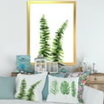 thumbnail image 3 of Designart 'Fern Plant Leaves Detail V' Tropical Framed Art Print, 3 of 4
