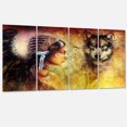 thumbnail image 2 of Design Art - Woman with Wolf, 2 of 3