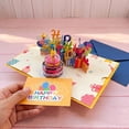 thumbnail image 3 of 3D PopUp Birthday Cards, Musical LED Lights Birthday Cards Music Happy Birthday Card Postcards Greeting Cards Birthday Gifts Decorations for Women, Man, Mom, Wife, Husband, Boy, Girl, 3 of 6