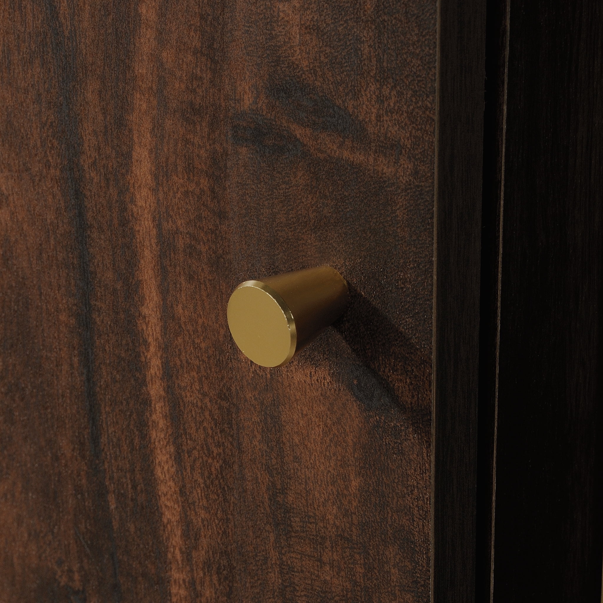 Sauder Curiod Accent Storage, Rich Walnut Finish