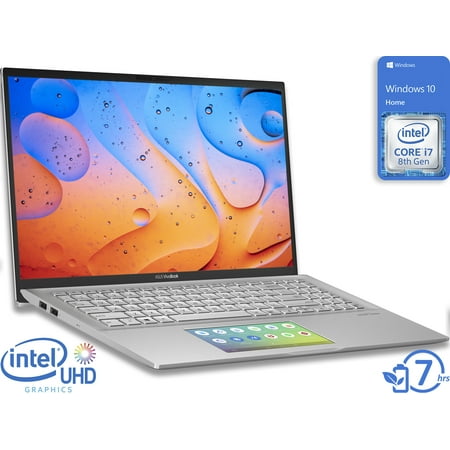 ASUS VivoBook S15 Notebook, 15.6" FHD Display, Intel Core i7-8565U Upto 4.6GHz, 8GB RAM, 512GB NVMe SSD, HDMI, Card Reader, Wi-Fi, Bluetooth, Windows 10 Home (S532FA-SB77)