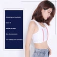 thumbnail image 2 of Jumpingount Chaleco envuelto para lesbianas, corsé, corpiño, transpirable, sin costuras, ropa interior moldeadora de pecho, Tops ajustables, informal para Camisetas sin mangas Blanco XL Jumpingount AP011863-12, 2 of 6