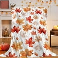 thumbnail image 5 of Seyotauo Fall Throw Blankets Pumpkin Maple Plaid Pumpkin Pattern Soft Warm Autumn Flannel Blanket Thanksgiving Halloween Cozy Gifts Home Decor for Couch Chair Sofa Bed, 5 of 7