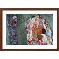thumbnail image 2 of Art.com Death and Life Art Print by Gustav Klimt, Brown Frame Wall Art, 23" x 17", 2 of 5