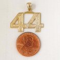 thumbnail image 2 of 0 to 52 Any One 14K Yellow Gold Number Pendant, 2 of 5