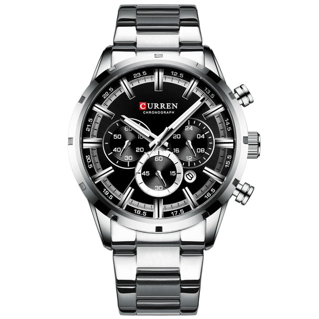 Reloj Curren Technos 8355 para hombre con esfera azul de acero inoxidable S