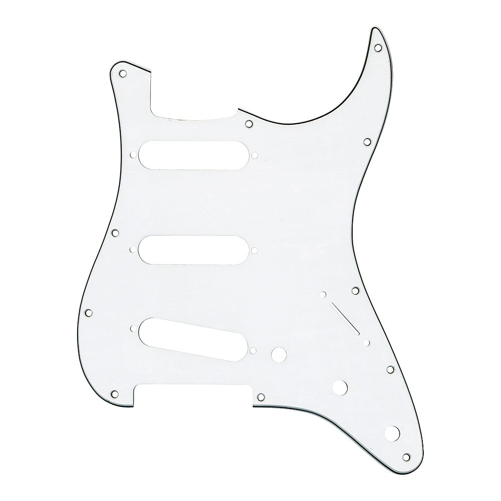 Musician's Gear 3 Single-Coil Pickguard White