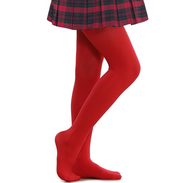 Stelle Little Girls Footed Dance Tights Students School Footed Tights