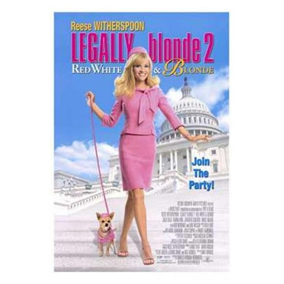 Pop Culture Graphics MOV213889 Affiche de Film Blonde Rouge et Blanche, 11 x 17