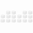 thumbnail image 1 of Paquete de 16 Manteles Redondos Manteles Desechables Blancos de 84 Pulgadas Manteles Redondos de Plástico Impermeables PEVA (Blanco), 1 of 5