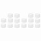thumbnail image 1 of Paquete de 16 Manteles Redondos Manteles Desechables Blancos de 84 Pulgadas Manteles Redondos de Plástico Impermeables PEVA (Blanco), 1 of 5