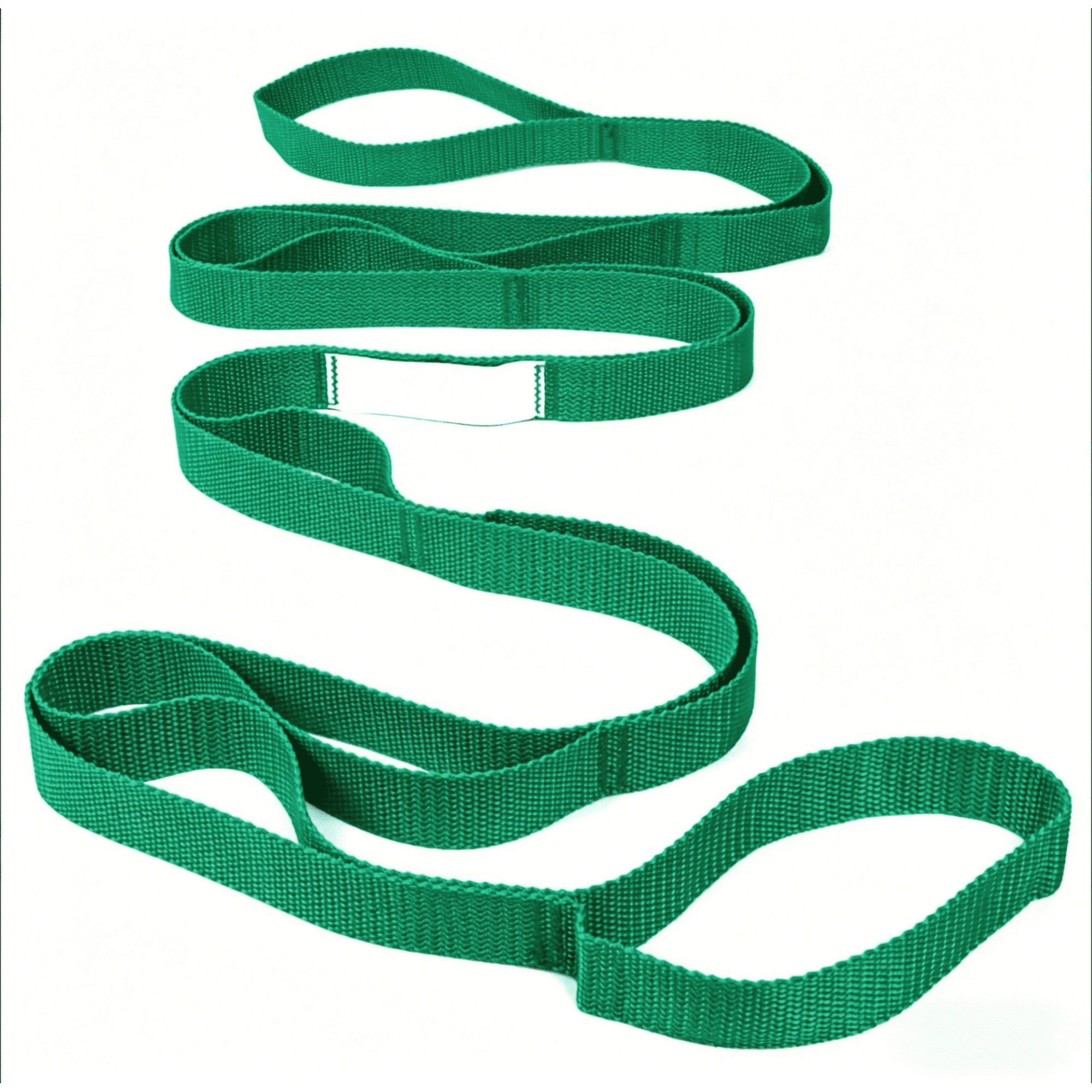 Kaleduo Stretching Strap Yoga Straps for Physical Therapy, 10 Loops Non-Elastic Stretch Band for Pilates, Flexibility, Exercise and Gymnastics
