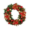 thumbnail image 6 of Christmas Wreath Christmas Ball Ornaments for Front Door Garland Decor Decorative Artificial for Indoor Outdoor Window, 6 of 9