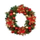 thumbnail image 5 of Corona navideña, adornos de bolas navideñas, rojos, 40cm, decorativo Artificial para vacaciones de año Nuevo, interior y exterior, 5 of 9