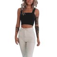 thumbnail image 3 of Txlixc - Camisola sexy de verano para mujer, color sólido, sin mangas, con cuello cuadrado Txlixc Moda, 3 of 9