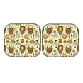 thumbnail image 7 of Bingfone Cute Owls Windshield Sun Shade 2-Piece Foldable Car Front Window Sunshade for Most Sedans SUV Truck - Small, 7 of 7