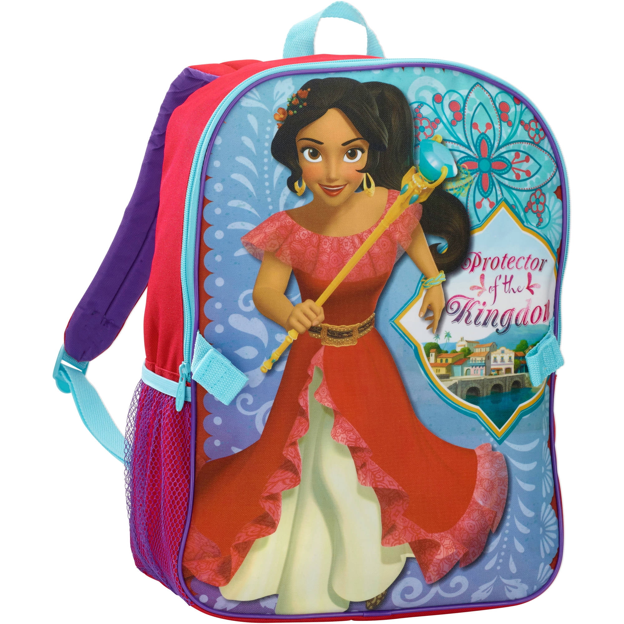 ELENA of AVALOR 16/" Full-Size Light-Up Backpack w// Optional Insulated Lunch Box