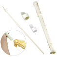 thumbnail image 1 of 12 Pack 8 Hole Soprano Recorders Descant Flute With Cleaning Rod German Style for Beginner Graduation or Back to School Gift (white), 1 of 5