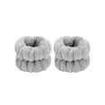 thumbnail image 3 of Paquete de 6 diademas de spa, diadema de maquillaje facial para mujeres y niñas, para lavar la cara, cuidado de la piel, ducha, diademas de toalla esponjosas, suave microfibra de forro polar, 3 of 4