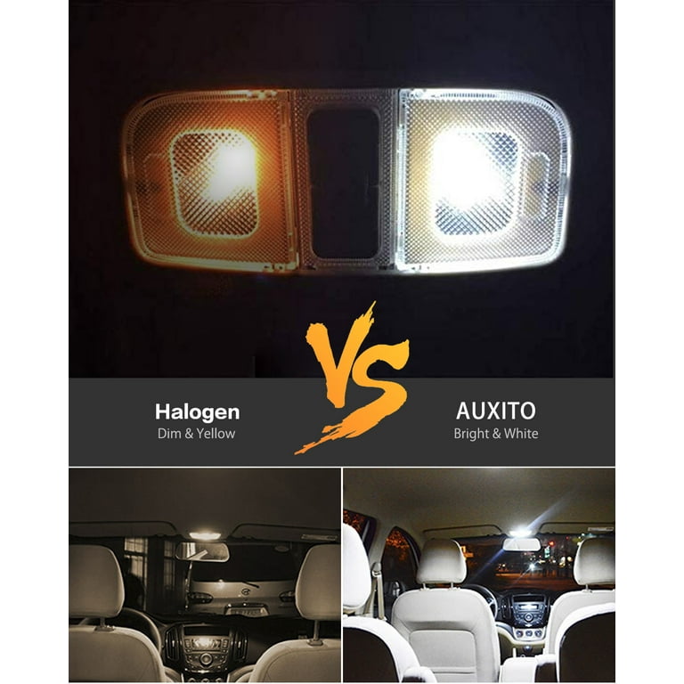 10PCS Super T10/194/W5W White 2835 License LED Plate Interior Bulb Light 6000K E - Foto 2