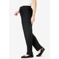 thumbnail image 5 of Woman Within Plus Size Straight-Leg Stretch Ponte-Knit Pull-On Pants, 5 of 5