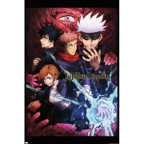 Jujutsu Kaisen - One Sheet English Wall Poster, 22.375" x 34"