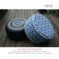 thumbnail image 4 of Fabritones Inflatable Footstool Ottoman Navy Geometry Round 21x9 Inch Patio Foot Stools and Ottomans Portable Footrest Used for Outdoor Camping Home Yoga Foot Rest, 4 of 8