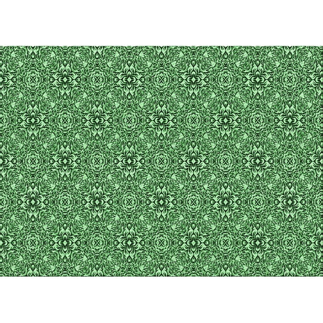 Ahgly Company Tapis d'Intérieur Lavables en Machine, Rectangle Transitionnel, Vert Émeraude Profond, 7' x 10'