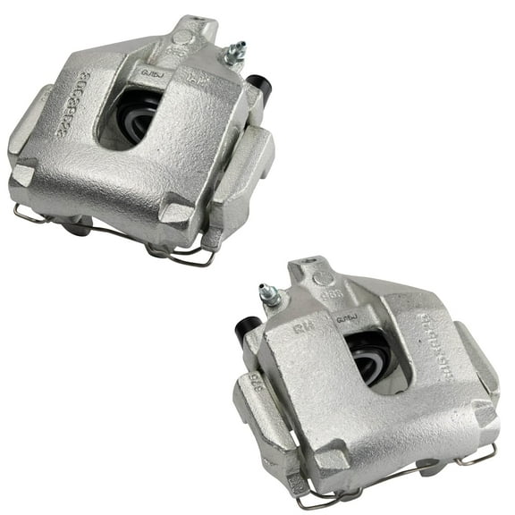 TRQ Rear Brake Caliper Set Compatible with 2003-2014 Volvo XC90