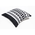 thumbnail image 6 of Laddha Home Designs Handwoven Tribal Cotton Throw Pillow Cover - 20" - White and Black, 6 of 8