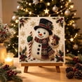thumbnail image 2 of Clearance Gunhay Pearl Art Kits for Adults, Christmas Pearl Diamond Painting with Frame, Pearl Diamond Art Ideal for Adult Beginnersrs, White Snowmen, 2 of 7