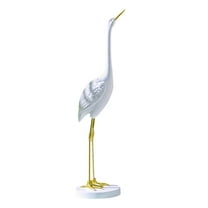 Eease Resin Heron Bird Statue for Home & Garden Decor