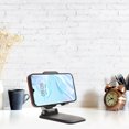thumbnail image 4 of LEORX Multifunctional Black Foldable Phone Stand Adjustable Cell Phone Holder for Storage, 4 of 8