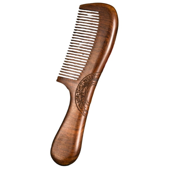 ACDANC 2026 New Hair Combs for Women Accessories Authentic Wood Material Wide Tooth Comb Static-Free Hair Brush Claw Clips for Home Salon Travel Style 2