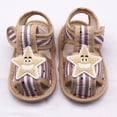 thumbnail image 3 of Newborn Baby Girls Boy Star Pattern Hollow Sandals Shoes Cotton Soft Sole Sneakers, 3 of 6