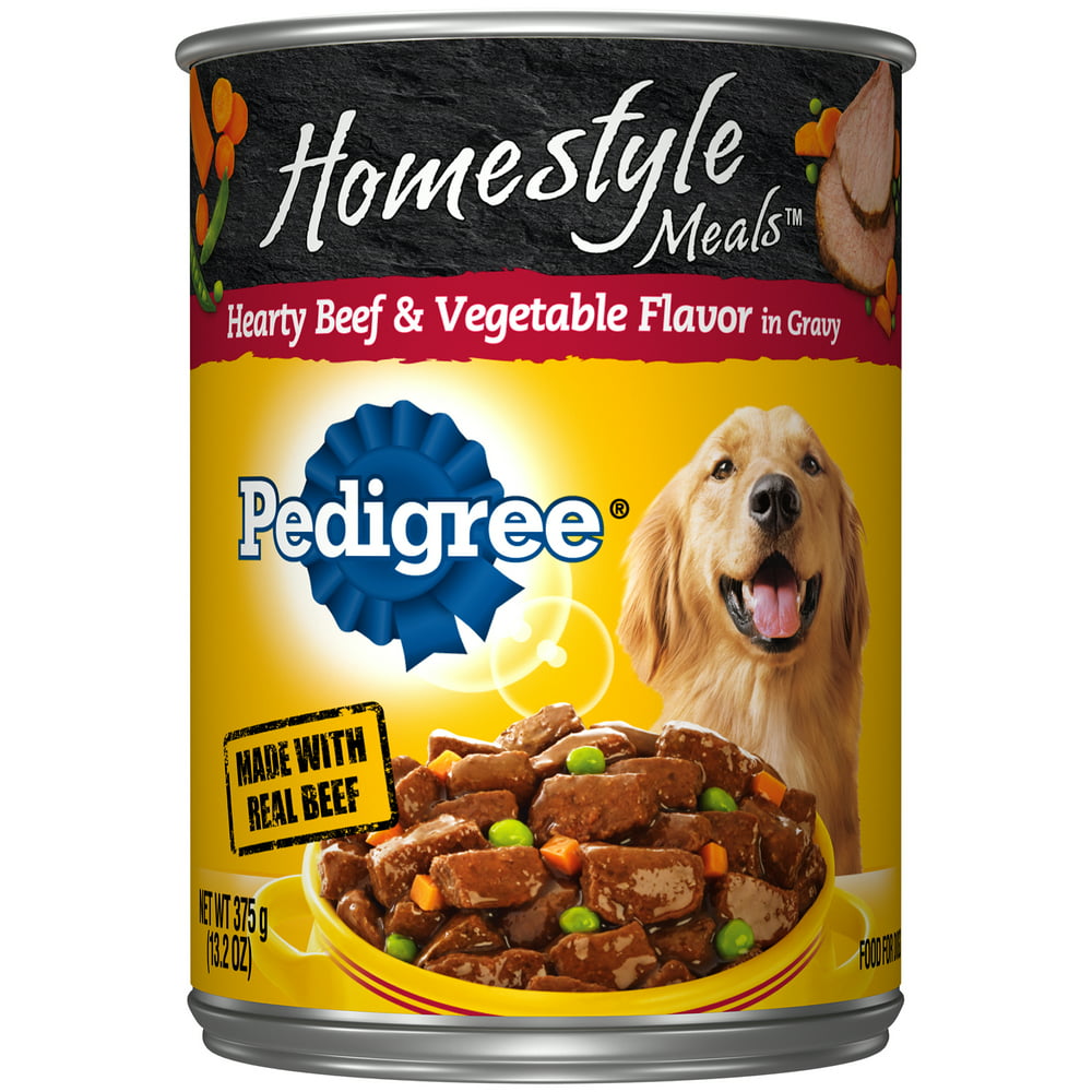 Pedigree Homestyle Meals Adult Canned Wet Dog Food Hearty ...