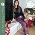 thumbnail image 5 of Hello Mello Holiday Lounge Soft Pants Pajama Bottoms, All Wrapped Up Small/Medium (Women's), 5 of 6