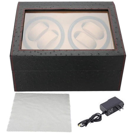 TFCFL Watch Winder 4+6 Automatic Luxury Watch Leather Display Box Storage Case Display Gift - Image 3
