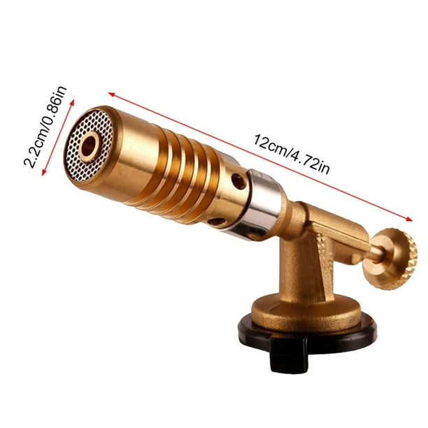 Nimomo Chalumeau De Cuisine, Torche De Cuisine Butane Chalumeau Gaz, Bruleur Cuisine Briquet à Flamme Réglable Torche Culinaire Pour BBQ, Pâtisseries, Desserts, Camping, Soudure (Butane Non Inclus