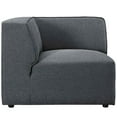 thumbnail image 3 of Modern Contemporary Urban Design Living Lounge Room Corner Sofa Chair, Grey Gray, Fabric, 3 of 3
