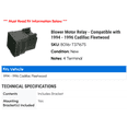 thumbnail image 2 of Blower Motor Relay - Compatible with 1994 - 1996 Cadillac Fleetwood 1995, 2 of 2