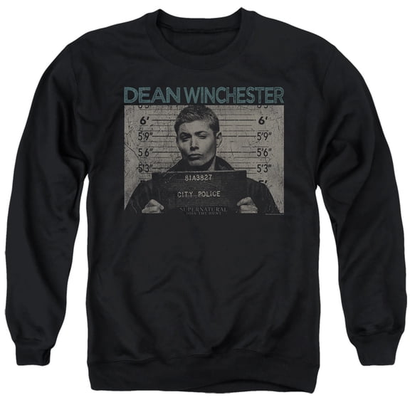 Supernatural - Dean Mug Shot - Crewneck Sweatshirt - XX-Large